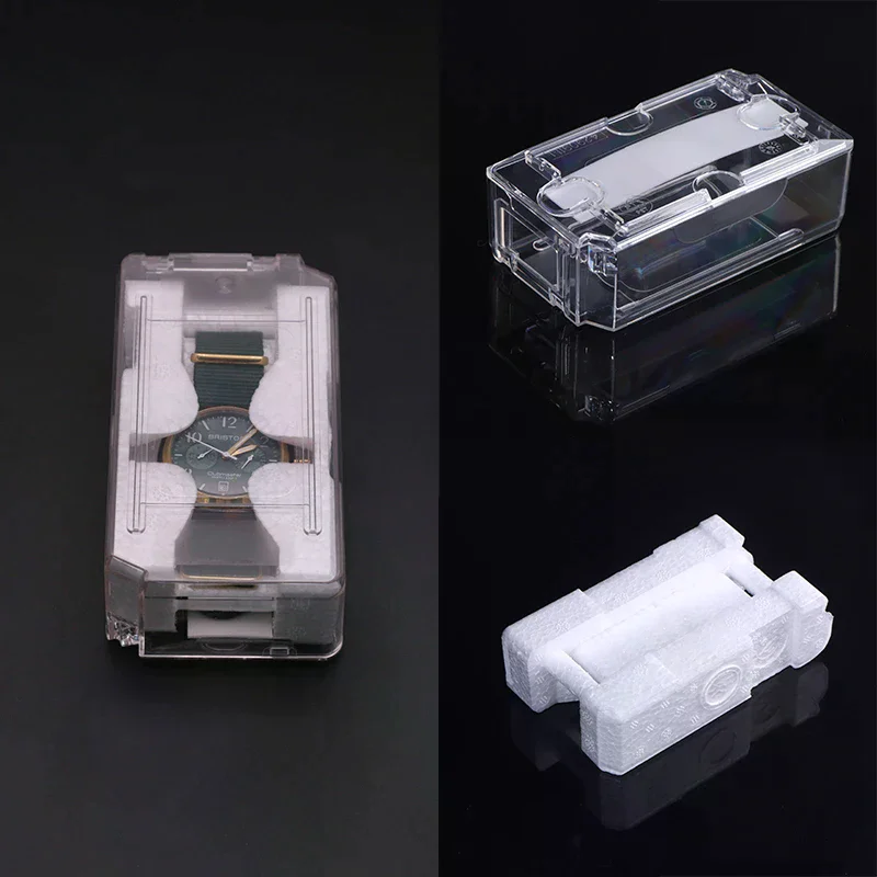 

Single Slot Transparent Watch Box; Vintage Universal Jewelry Storage for Men, Ideal Christmas Gift