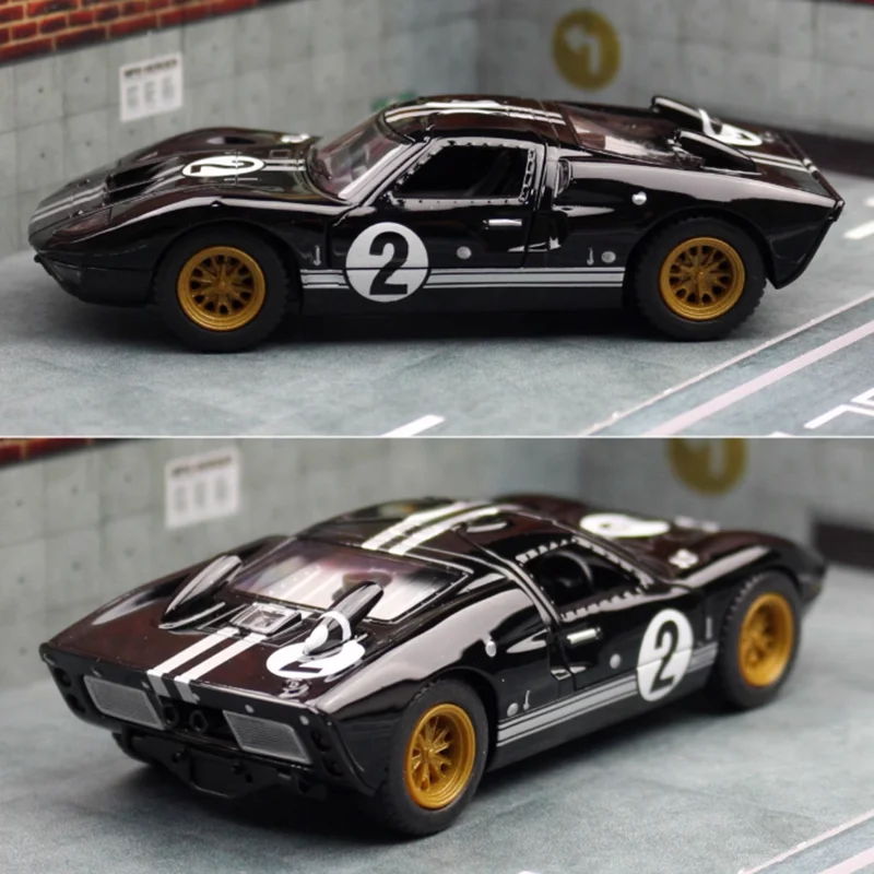 KiNSMART 1:32 Scale GT40 MKII Alloy Simulation Car Model Static Collection Decorated Holiday Gifts Toys Classic Souvenir Gift