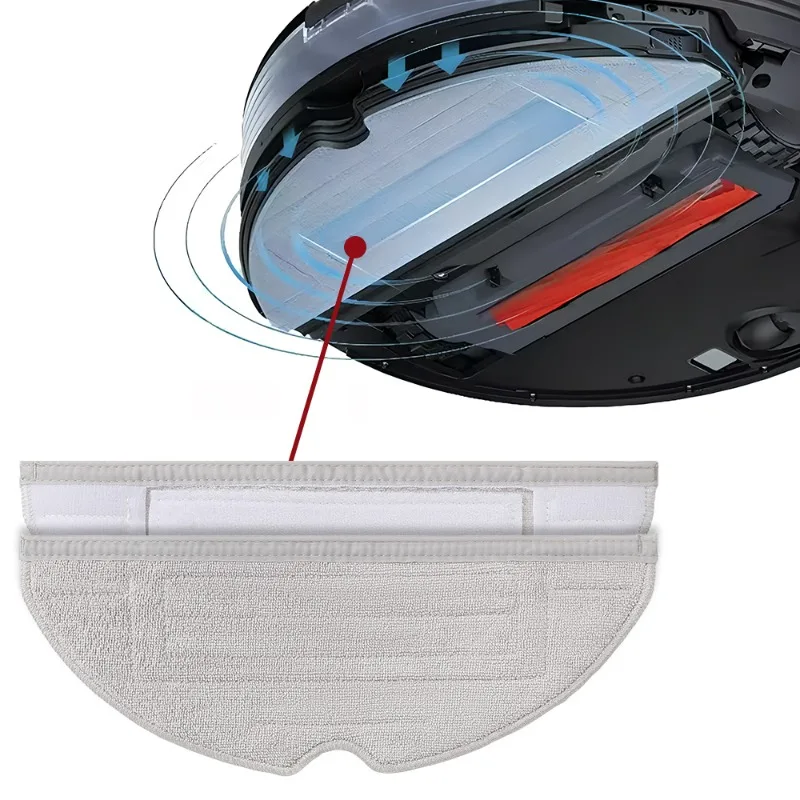 Ткань для швабры Roborock T7S T7S Plus S7 S7MaxV S7 MaxV Plus S7 S70 S75 S7Max T8Plus G10 G10S G10Plus Тряпки для робота-пылесоса Запчасти
