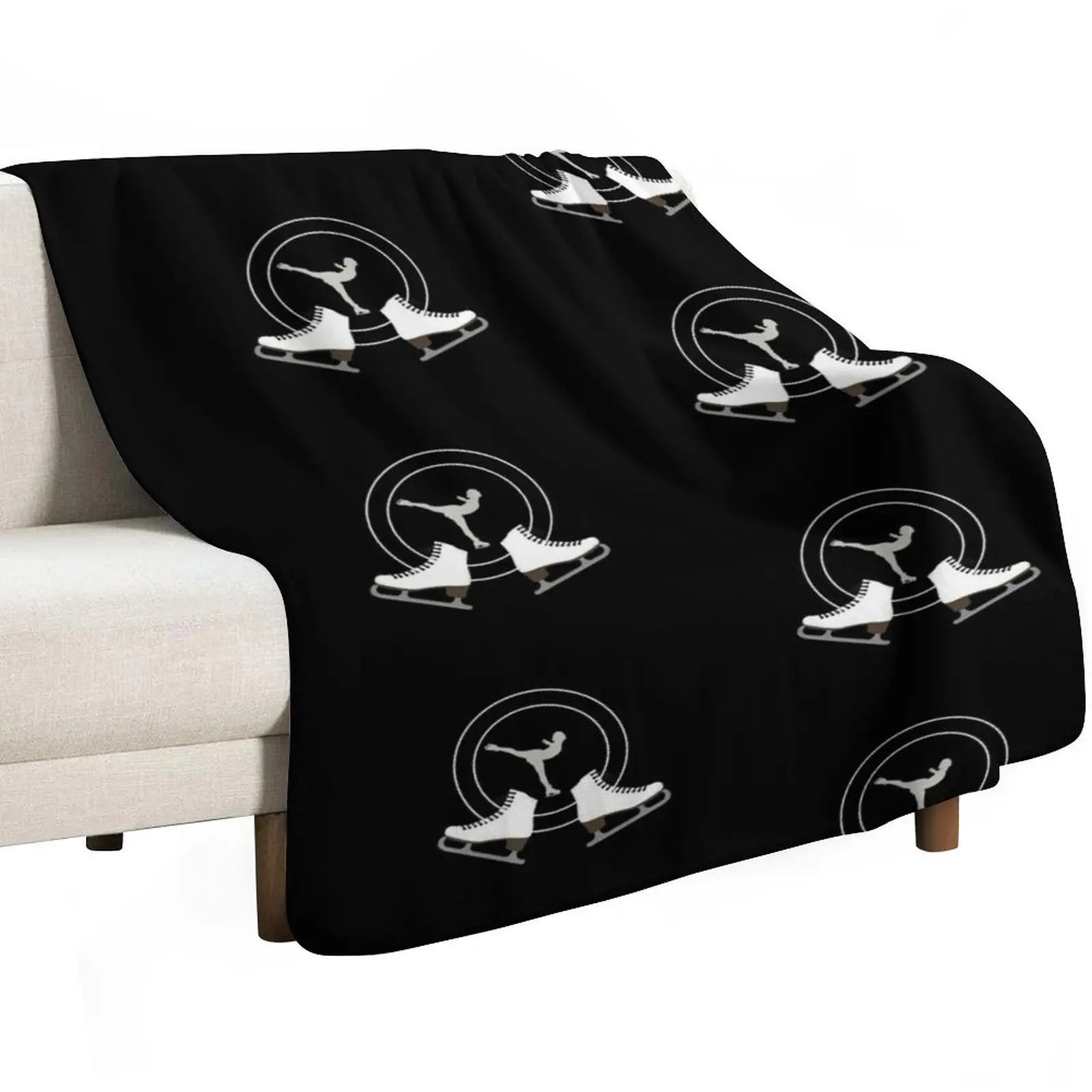 Figure skating Throw Blanket Kid'S halloween christmas gifts funny gift Thermal For Baby Blankets