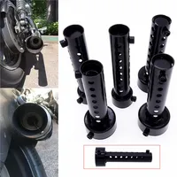 1 PCS Universal Muffler Motorcycle Killer Silencer Exhaust Adjustable DB Noise Sound Eliminator Black 60MM 48MM 45MM 42MM 35MM