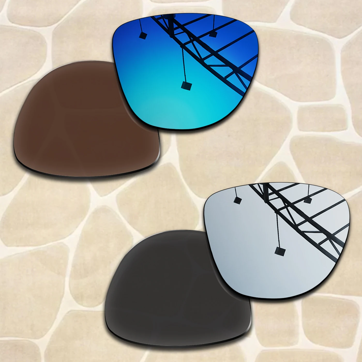 

100% UV Protection Polarized Replacement Lenses for Oakley Frogskins 24-307 Frame Impact Resistant