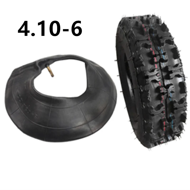 Tire 4.10-6 Tire Inner Tube Outer Tire Suitable For Atv Go Kart Mini Quad 47cc 49cc Snow Motorcycle Tire