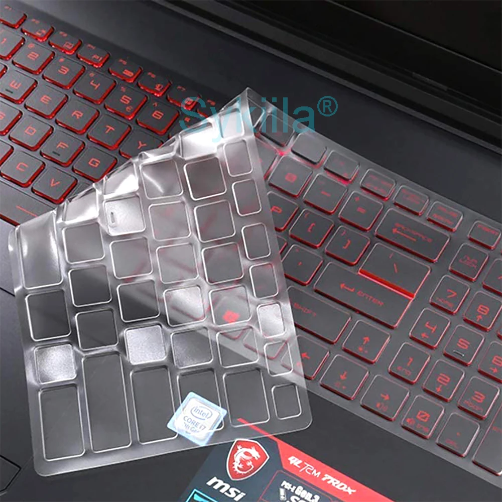 Keyboard Cover for MSI GE75 Raider GE66 GE76 GE73 GE73VR GE72 GE72VR GE72MVR Laptop Accessories Silicone Protector Skin Case 17