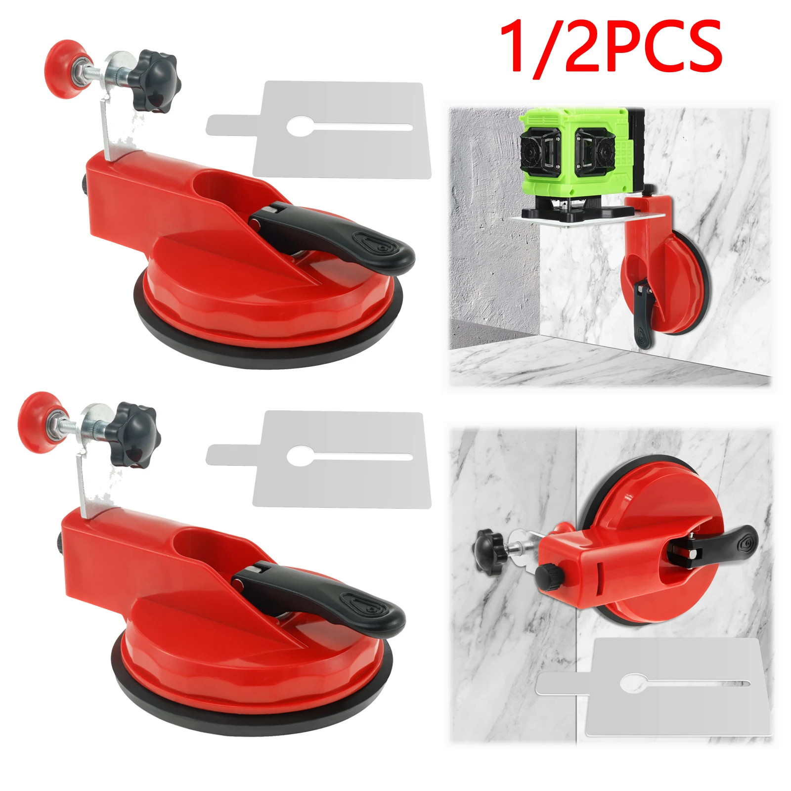 Wall Tile Leveler Suction Cup Large Plate Corner Fixed Marble Leveling Splicer Tile Leveling System Ceramic Tile Tightening Tool