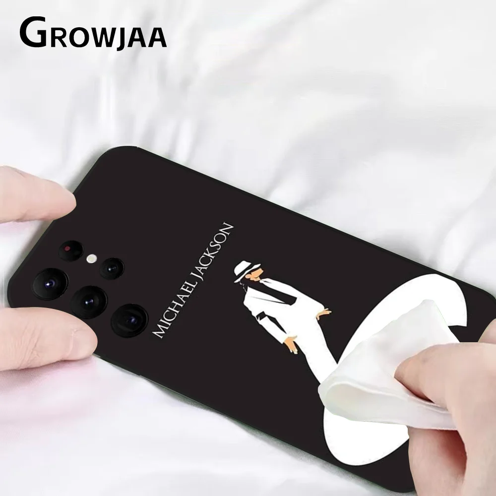 Michael Jackson Legendary Singer Phone Case for Samsung Galaxy S24 Ultra S22 S23 Ultra S21 S20 5G Protective Silicone TPU Funda image 3