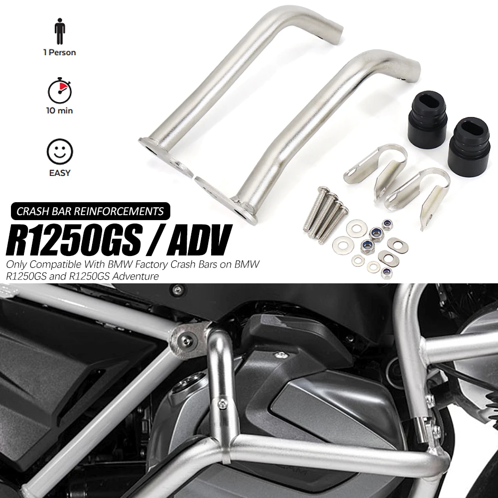 

New r1250gs GSA Crash Bar Reinforcement Kit Engine Crash Bar Protection Bar For BMW R1250GS R 1250GS 1250 GS Adventure ADV