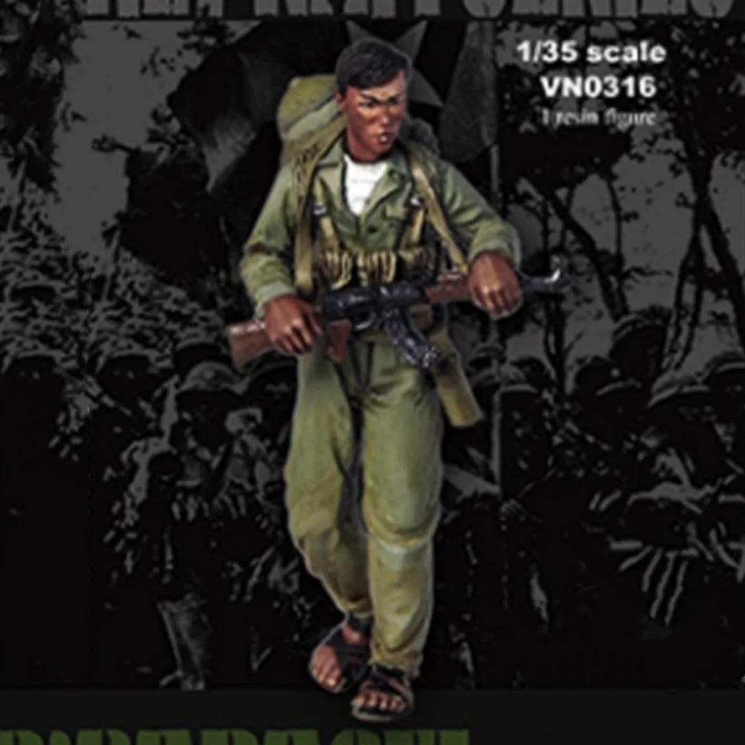 

1/35 Scale Resin Figure Assemble Model Kit Vietnam War Army Unassembled and Unpainted 3D printing DIY toy 751