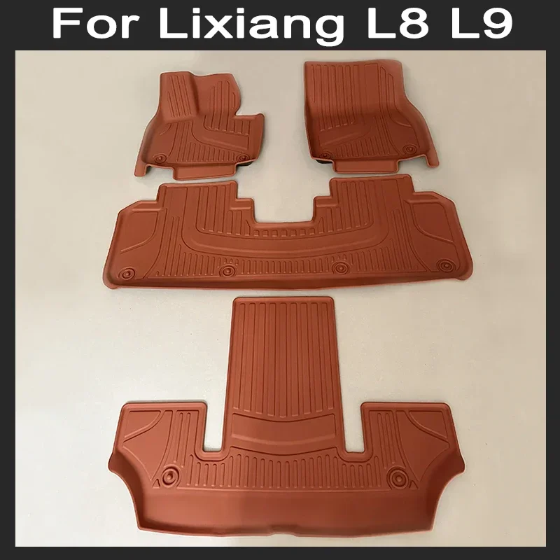 

Floor Mats for Lixiang L8 L9 2020 2021 2022 2023 2024 Waterproof Car Carpet Non-slip Foot Pad TPE Floor Liners Trunk Mats