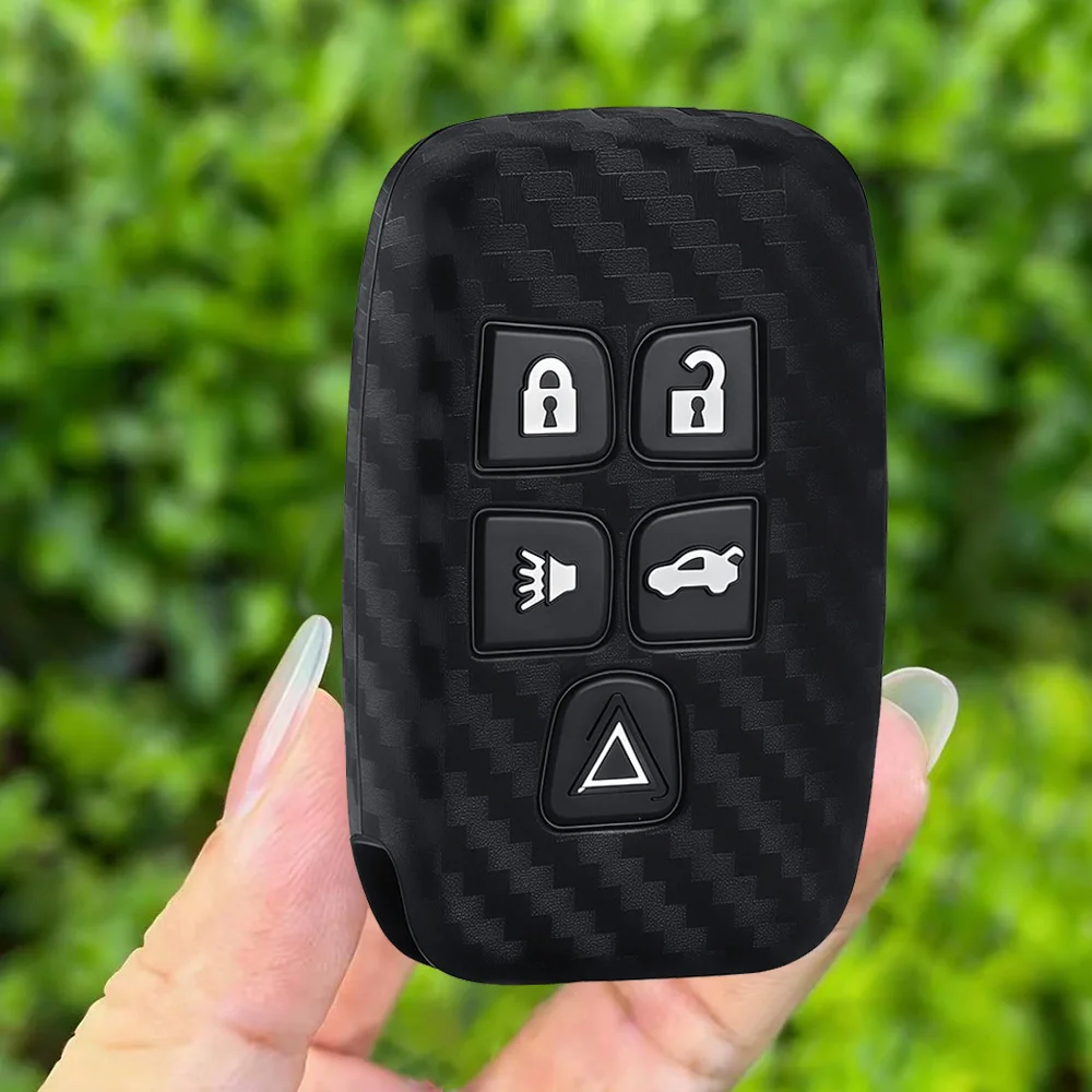 

New Silicone Car Key Case Shell Cover Fob For Land Rover Range Rover Evoque Sport Freelander Discovery Velar For Jaguar XE XF XJ
