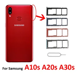 Phone SIM Card Tray Adapter For Samsung Galaxy A10s A20s A30s A307 A307F A307FN Housing New Micro SD Card Holder