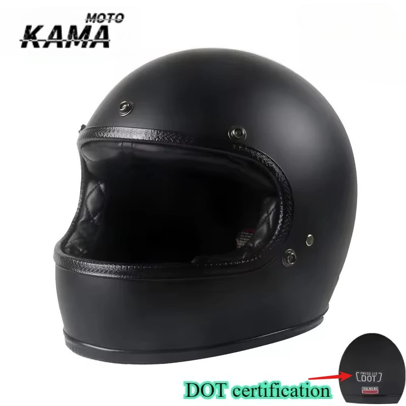 

Полнолицевой шлем из стекловолокна в горошек для гонок на мотоциклах Capacete De Motociclista Para Мотокросс Kask Casco Matte Black