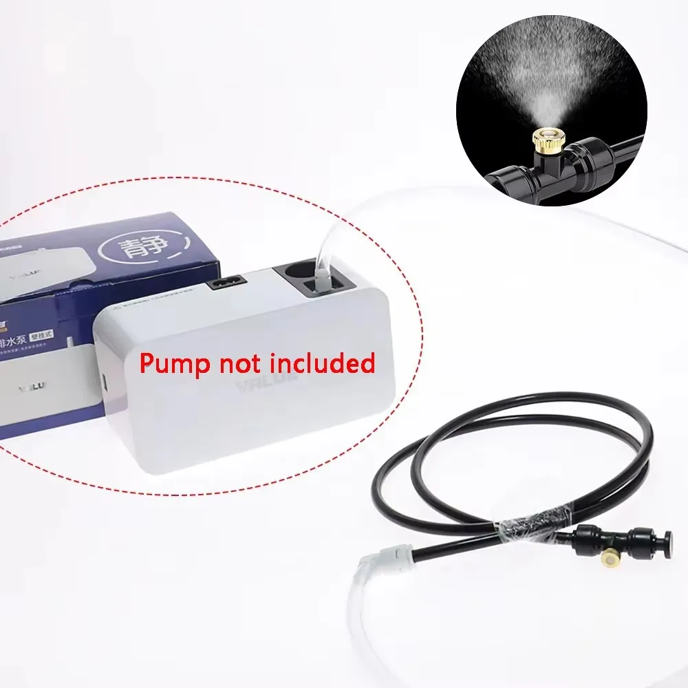 Condensate atomizer, air conditioning water atomizer system, hose atomizer connector for Air conditioning drainage pump
