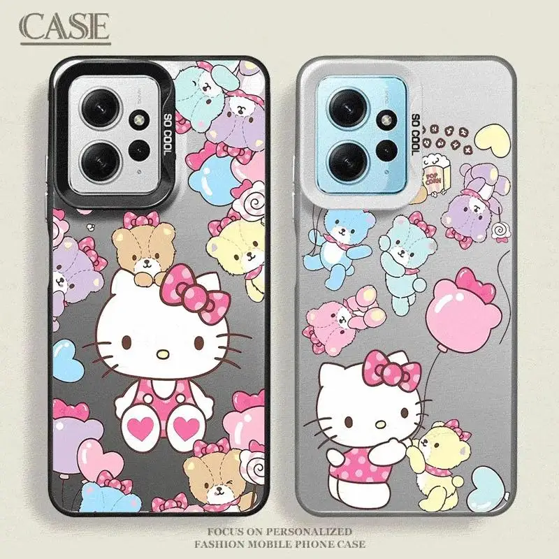 Anime Hello Kitty Cute Case For Xiaoimi Poco X3 NFC X5 5G C50 C51 F4 F3 GT 11 12T 13T Pro Funda Back Phone Cover