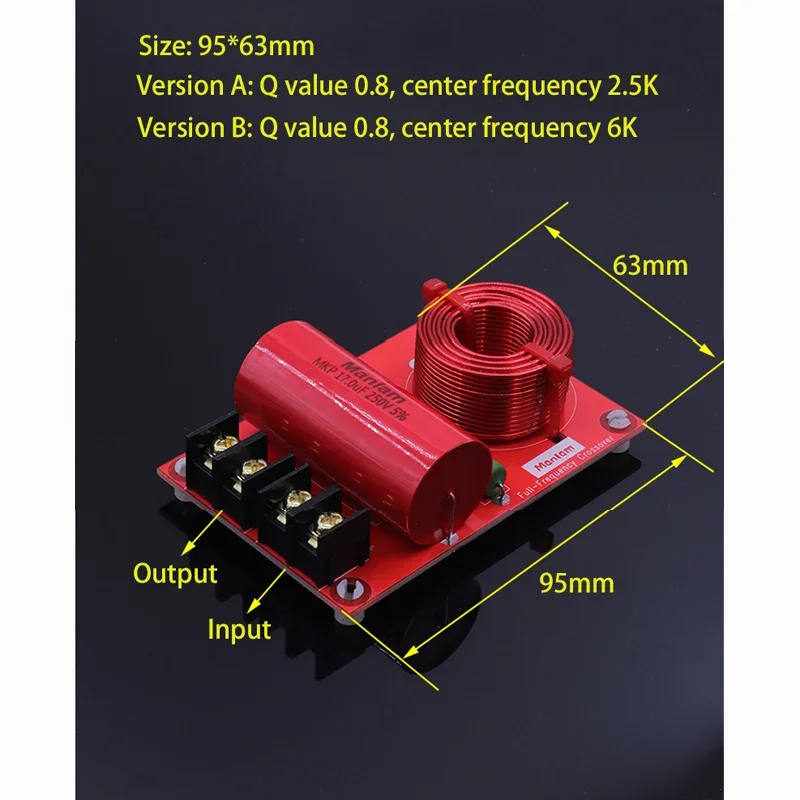 DLHiFi – filtre de haut-parleur professionnel, gamme complète, filtre, LCR, piège à ondes pour amplificateur Audio, DIY