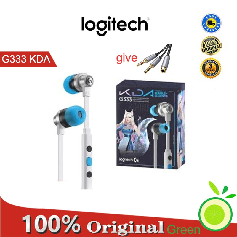 

Logitech g333 KDA, In-Ear Gaming Headset with Microphone, Professional Gaming USB Headset, 3.5mm, Limited Edition