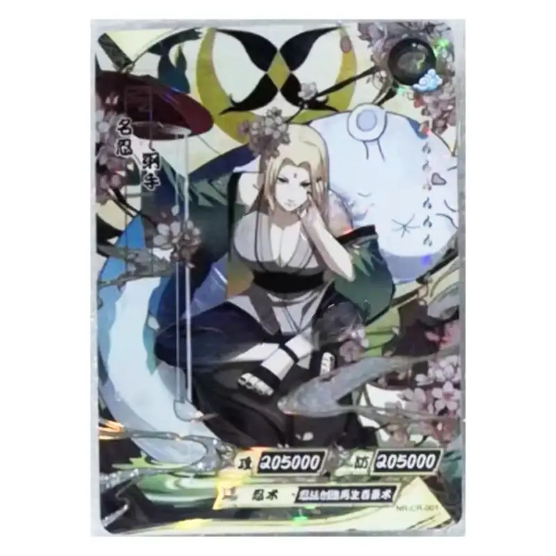 Kayou Naruto Cr-Card Anime Characters Tsunade Haruno Sakura Uchiha Sasuke Jiraiya Hyuga Hinata Nara Temari Collection Card