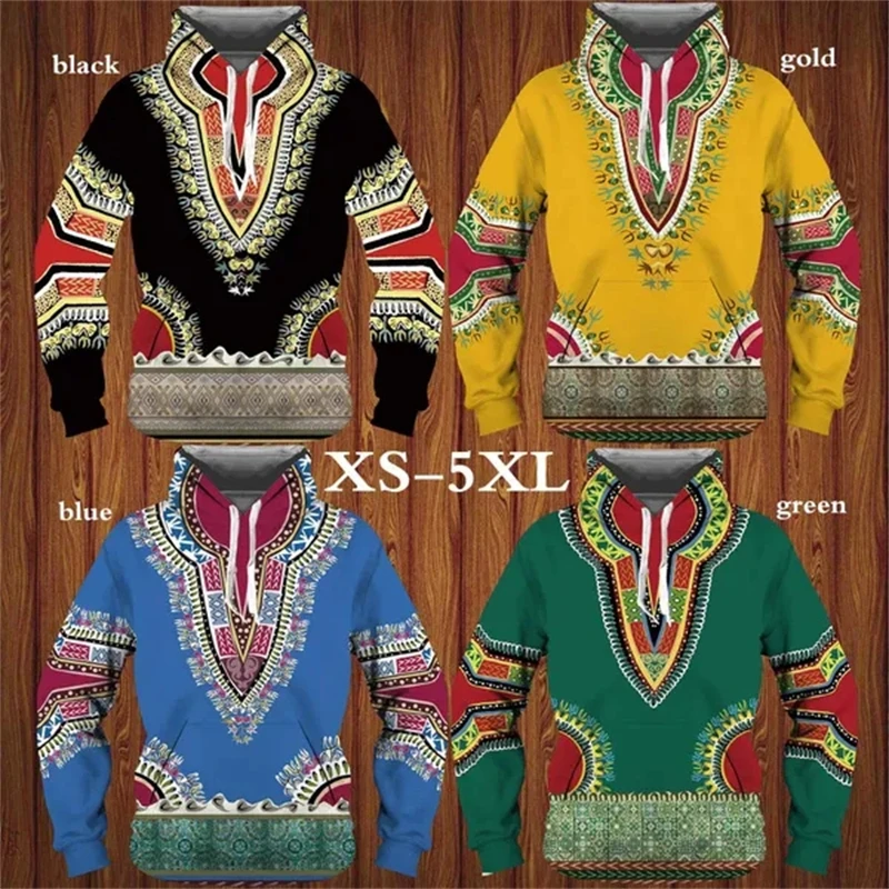 Men Women African Folk-custom 3D Print Hoodies Sweatshirt For Men Pullovers Hoodie Streetwear Mens Clothes Casual Fashion Tops