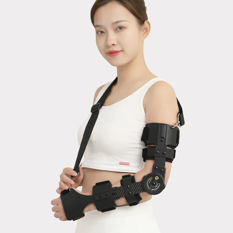 Adjustable elbow joint fixation brace, forearm sling bracket, arm fracture splint, upper limb rehabilitation device protector