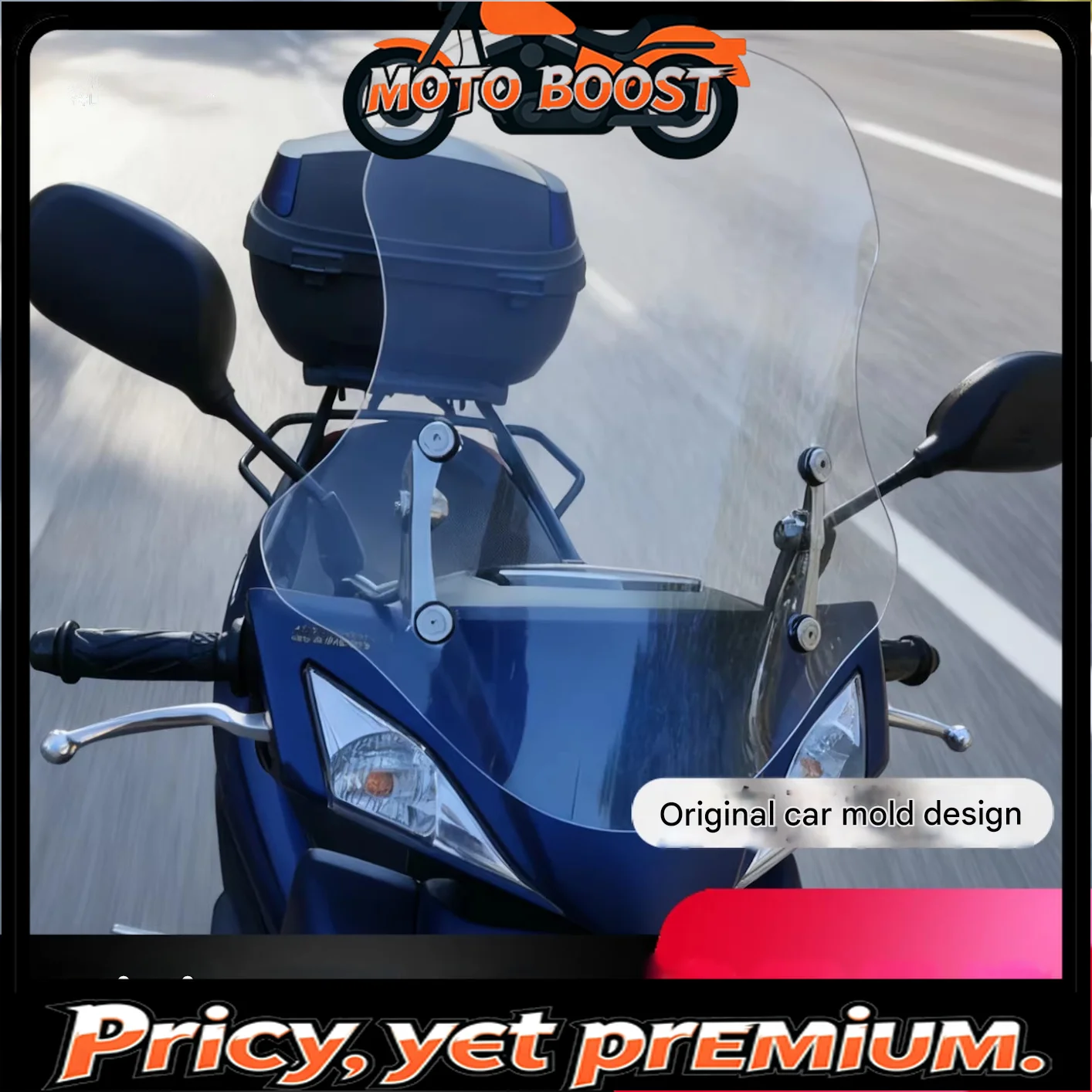 

FOR Flexible Adjustment Front Windshield for Cygnus GT125 - Reinforced Impact-Resistant Material for Long Service Life