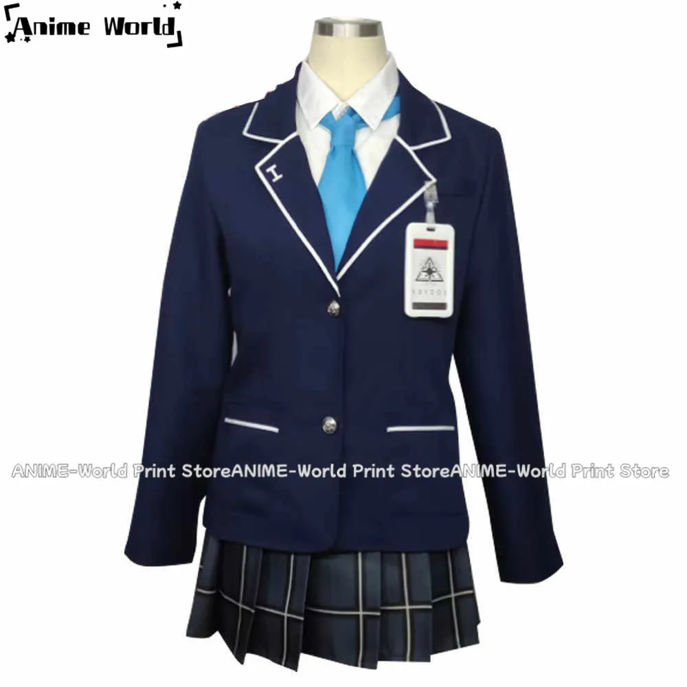 

《Custom Size》Unisex Anime Blue Archive Kuromi Serika Cosplay Costumes Outfit Halloween