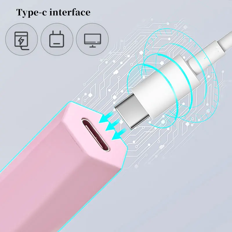 Lâmpada LED UV para nail art, portátil e recarregável, mini secador de unhas, luz para todo o gel, ferramentas de arte do prego