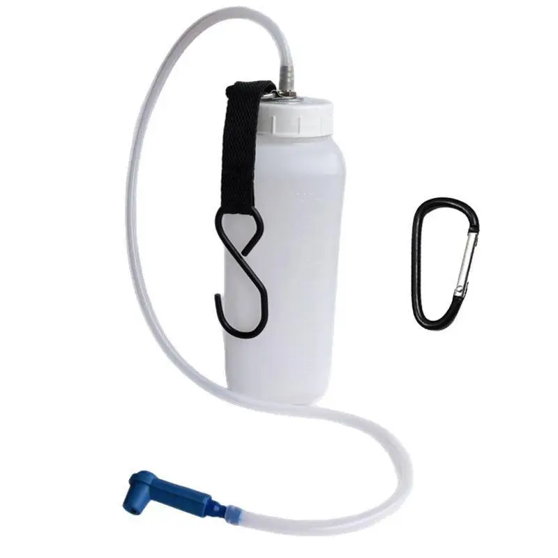 Manual Fluid Extractor 1L Heavy Duty Automotive Repair Tool for Brake & Fluid Service Vehicle Maintenance
