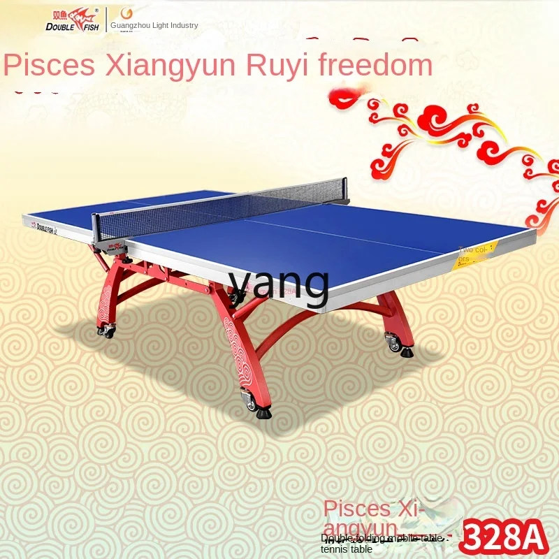 CX Table Tennis Folding Mobile Indoor Standard Household Ball Table