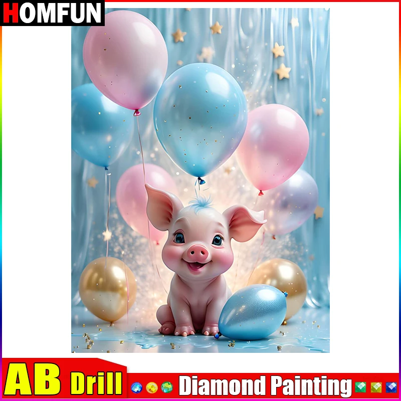 HOMFUN AB Diy 5d Diamond Painting 