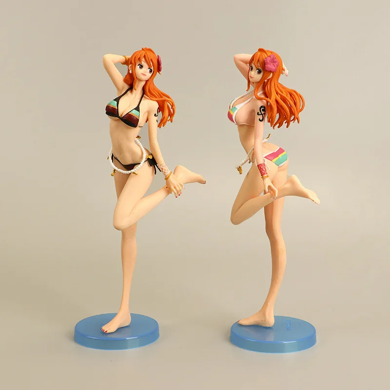

Аниме One Piece Nami Купальник Бикини Ver. Фигурка из ПВХ, сексуальные девушки, статуя, Коллекционная модель, игровые игрушки, куклы, подарки, 26 см