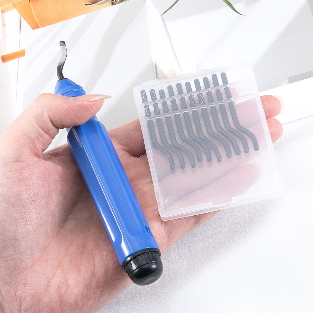 1Pc Manual Trimmer Tools Replaceable Chamfering Tool Scraper for DIY Resin Epoxy Glue Mold Finished Wood Plastic Edge Trimming