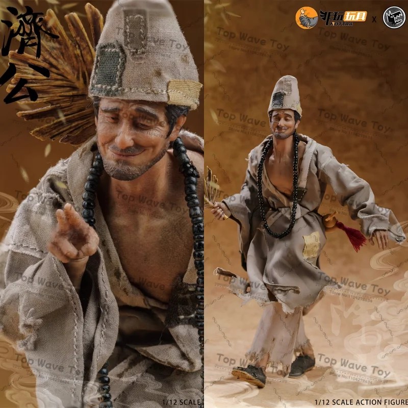 

New Stock Nottaa 1/12 Scale Collectible Figure Ji Gong China Ancient Mythology Justice Monks 6Inch Figure Soldier Model Toy