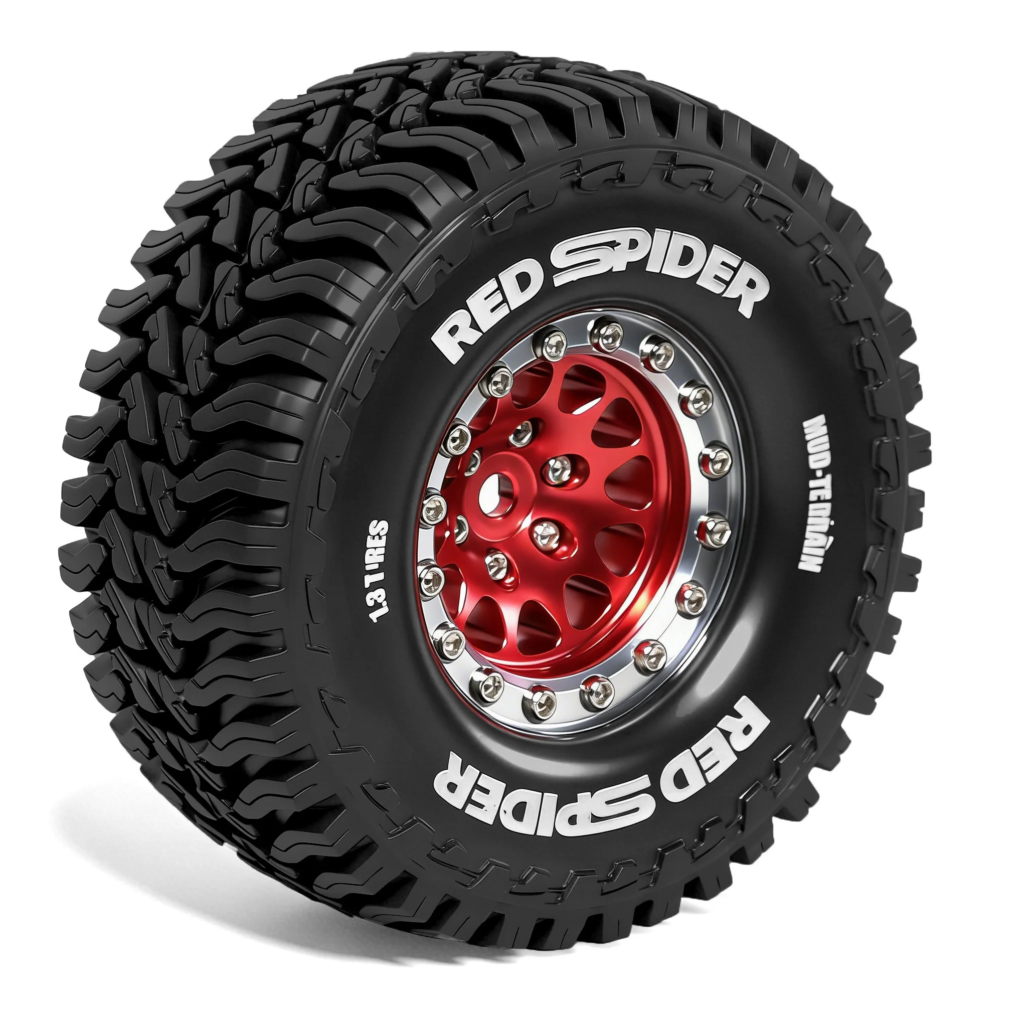 4Pcs 65mm Red Spider 1.3