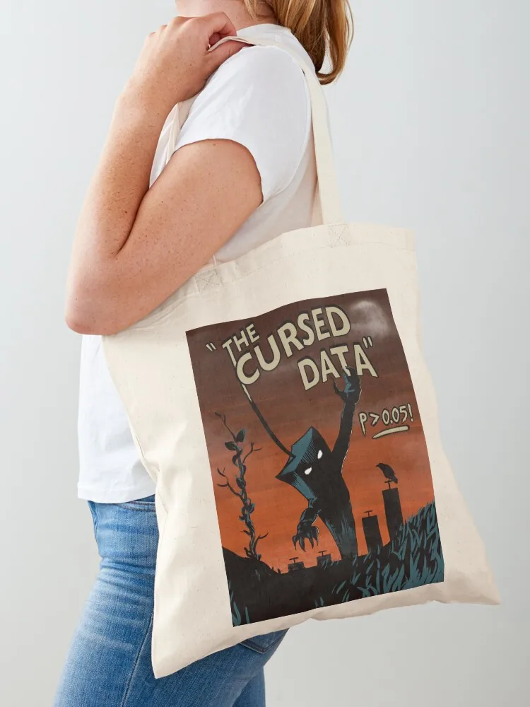 

The Cursed Data Tote Bag Women's shopper Handbags shopper bag women canvas reusable grocery bags