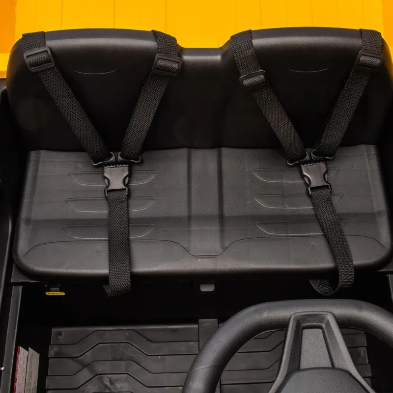 24V 2-Seater Kids Ride On Electric Car with Remote Control 400W Motor E-Dump Bed LED Lights Bluetooth MP3 USB Music Toy for kids