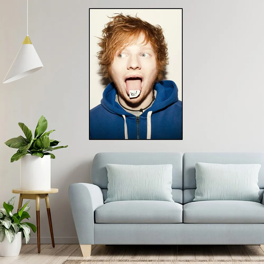 E-Ed S-Sheeran Hot Singer Poster Home Room Decor Aesthetic Art Wall Painting Stickers