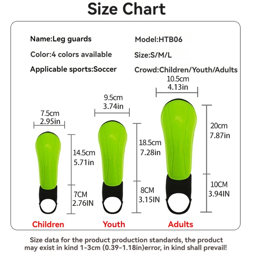 GOBYGO Children\'s Soccer Guard Soccer Training Equipment Ankle Brace Adult Soccer Shin Board Soccer Youth Soccer Shin Sleeves