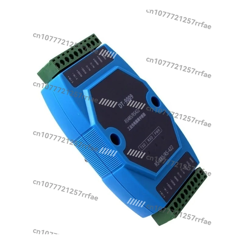 Industrial 10-pin terminal connector RS485/RS422 photoelectric isolation repeater