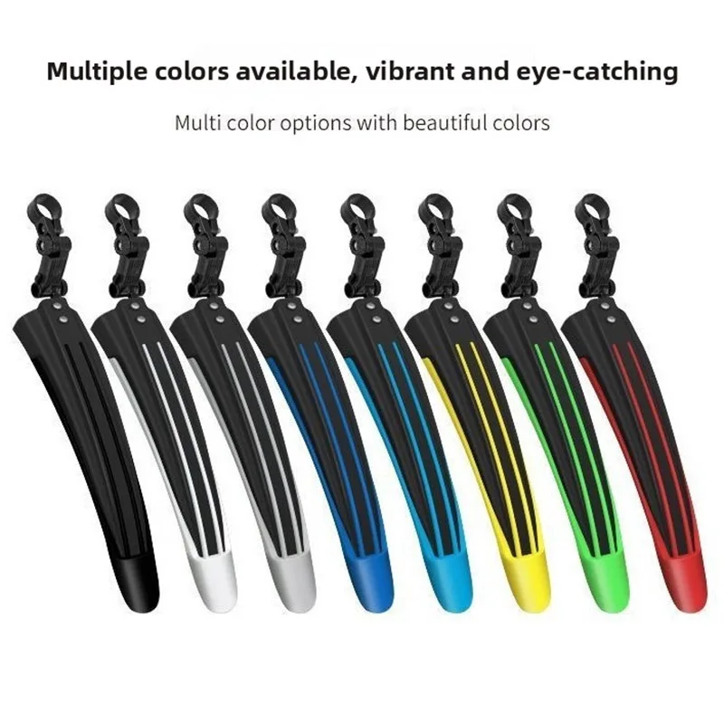 AliExpress NONE Adjustable Bicycle Mudguard Flexible Bike Fender Splash Guard Quick Clamp‑on For Mountain Road Cycling Bike 8 Colors Optional