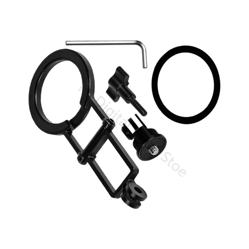 96BA Tragbarer magnetischer Telefongriffhalter mit Kaltschuhhalterung für die Verwendung mit Action-Kameras – Detail 10