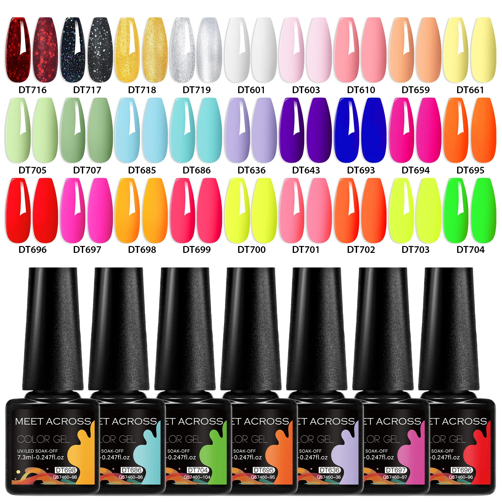 

27pcs Gel Nail Polish Set Pink Red Glitter Semi Permanent UV Gel Polish Kits All For Manicure Soak Off Vernis DIY Nail Supplies
