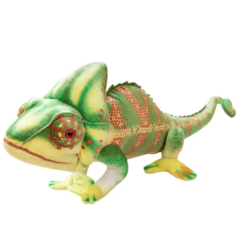 

Cartoon Chameleon Lizard Plush Toy Stuffed Animals Doll Colorful Wild Animals Plushie Cartoon Soft Animal Toys For Kids