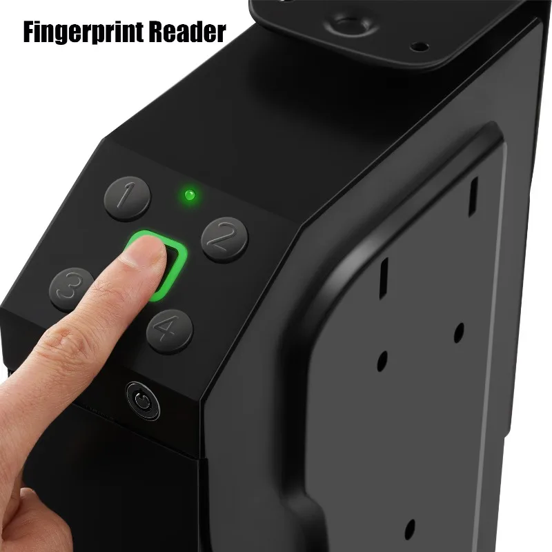 Fingerprint, password, key, three-in-one safe, home hidden, portable, anti-theft, drop-proof, cross-border car hanging box