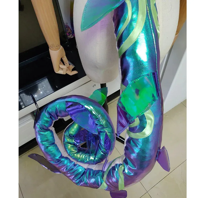 DY20150CM لعبة LOL Neeko تأثيري الذيل جديد الجلد الغريب الحرباء تأثيري الذيل الدعائم أنيمي الدعامة زي الهالوين التأثيري props25 #2