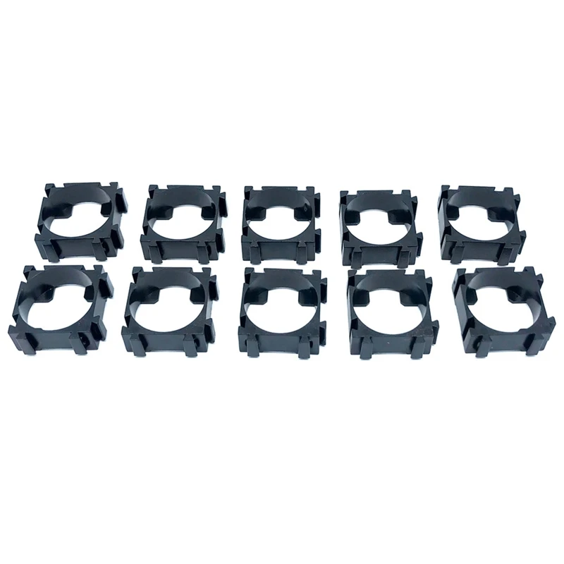 10 Pieces 18650 Battery Holder Bracket Cell Safety Plastic Brackets for 18650 Batteries Anti Vibration Plastic Brackets