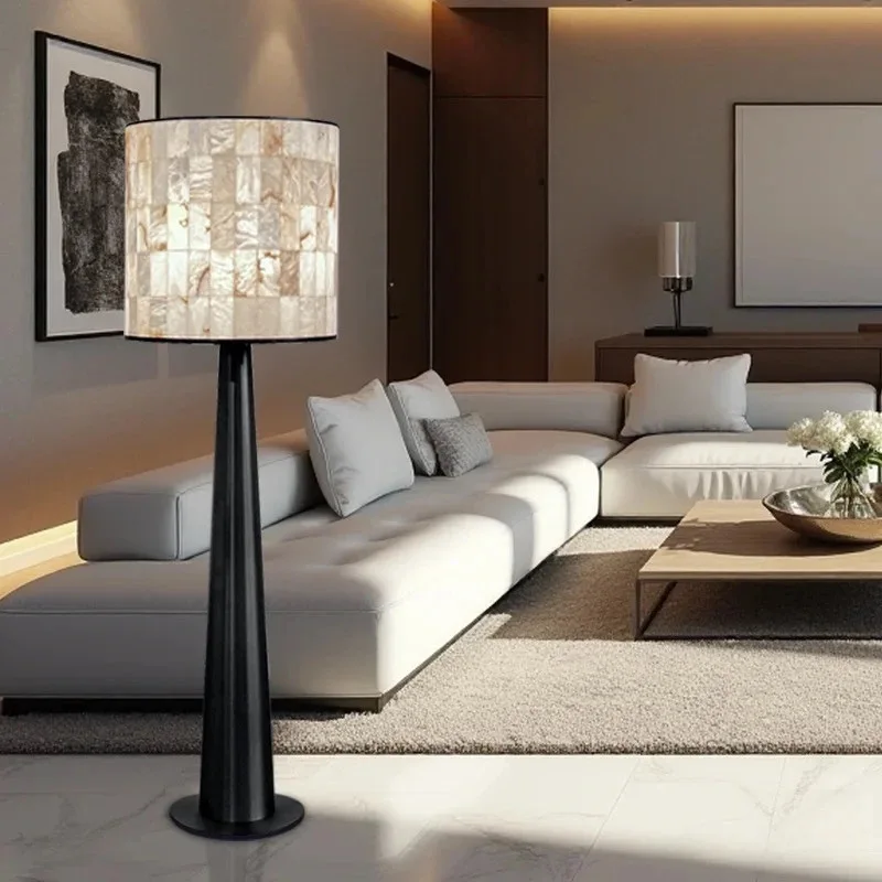 

Natural marble floor lamp living room hotel model room bedroom study desk lamp designer Chinese style
