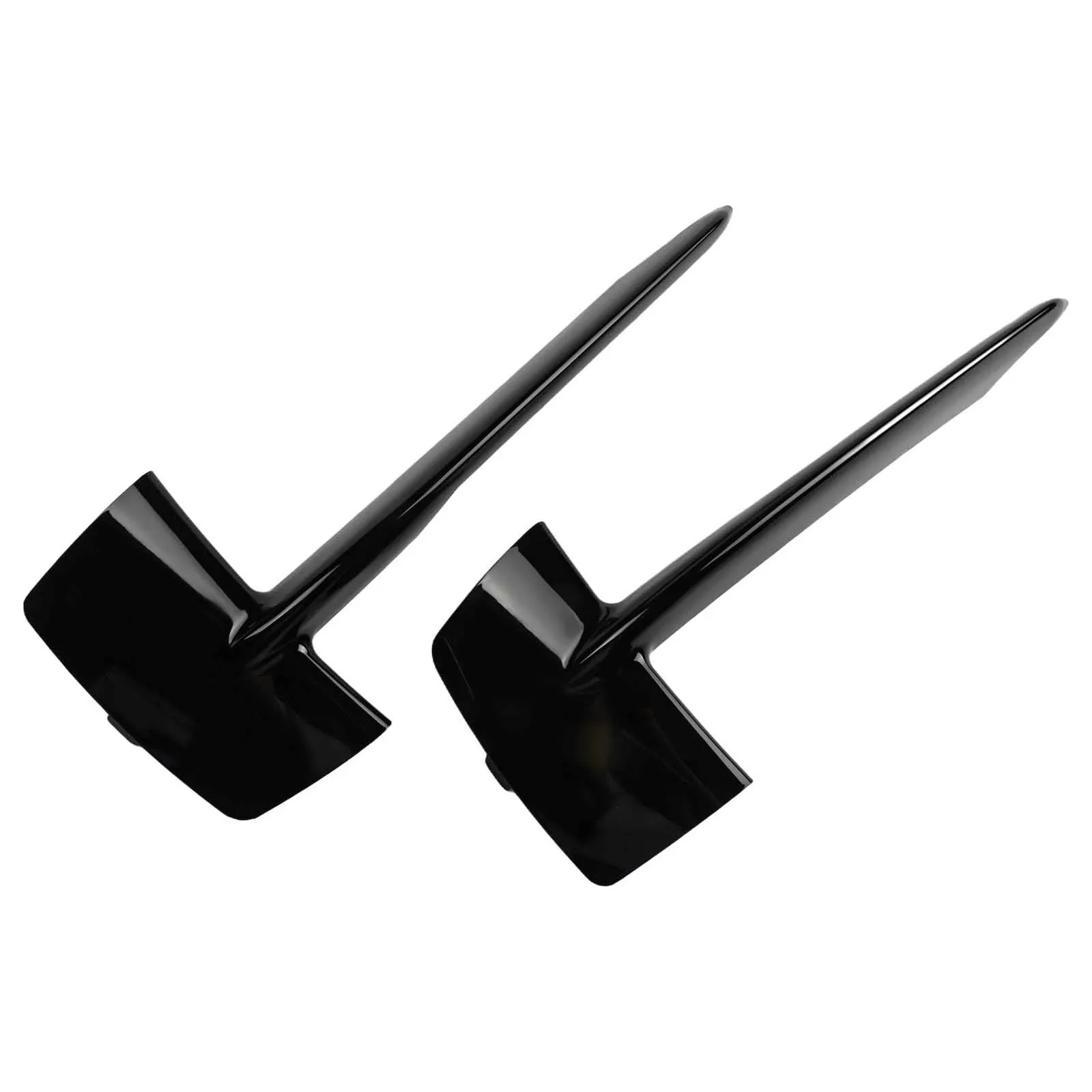 Frontstoßstangenabdeckung mit reinem schwarzem Finish, problemlose Installation, nahtlose Passform, sportliches Aussehen, Grillteil 45 x 16 x 8