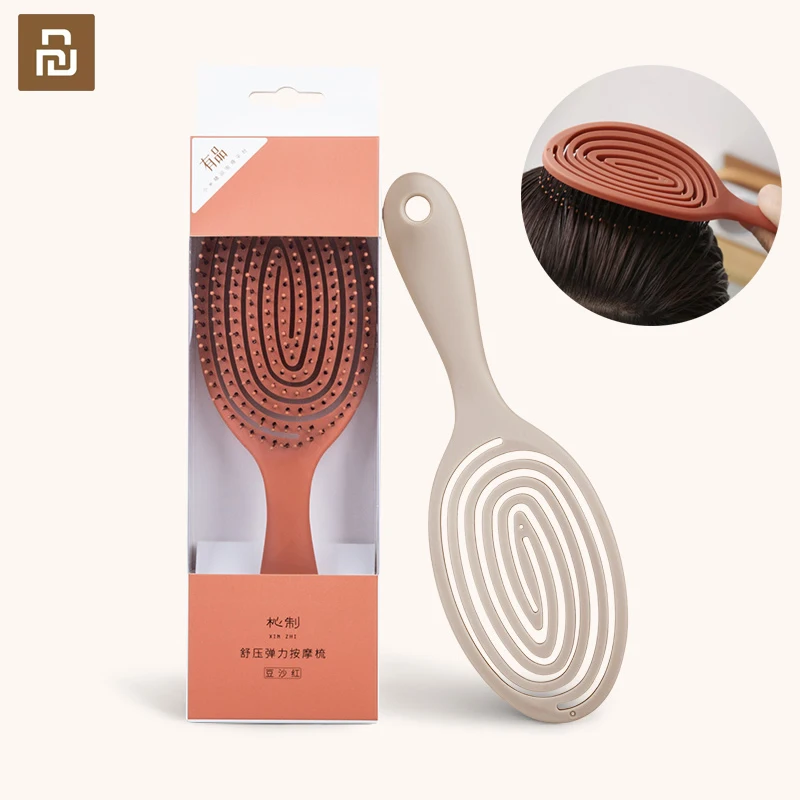 

XINZHI Relaxing Elastic Massage Comb Portable Hair Brush Massage Brush Magic Brushes Head Combs Hair Care SPA Styling Tools