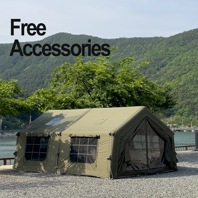 

17.28 Square Meters Air Tent Large Camping UV Protected Inflatable Tent