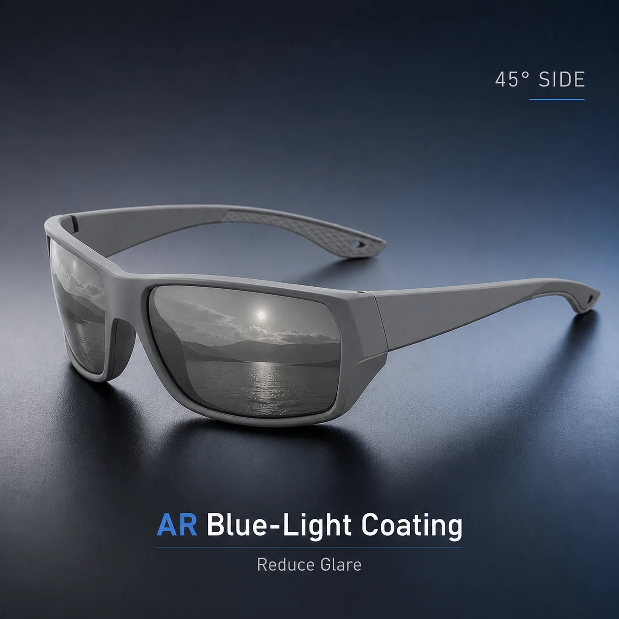 Polarisierte Sportsonnenbrille für Herren UV400 Wraparound Leichtgewichtige Fahr-, Rad-, Angel- und Outdoor-Sonnenbrille – Detail 10